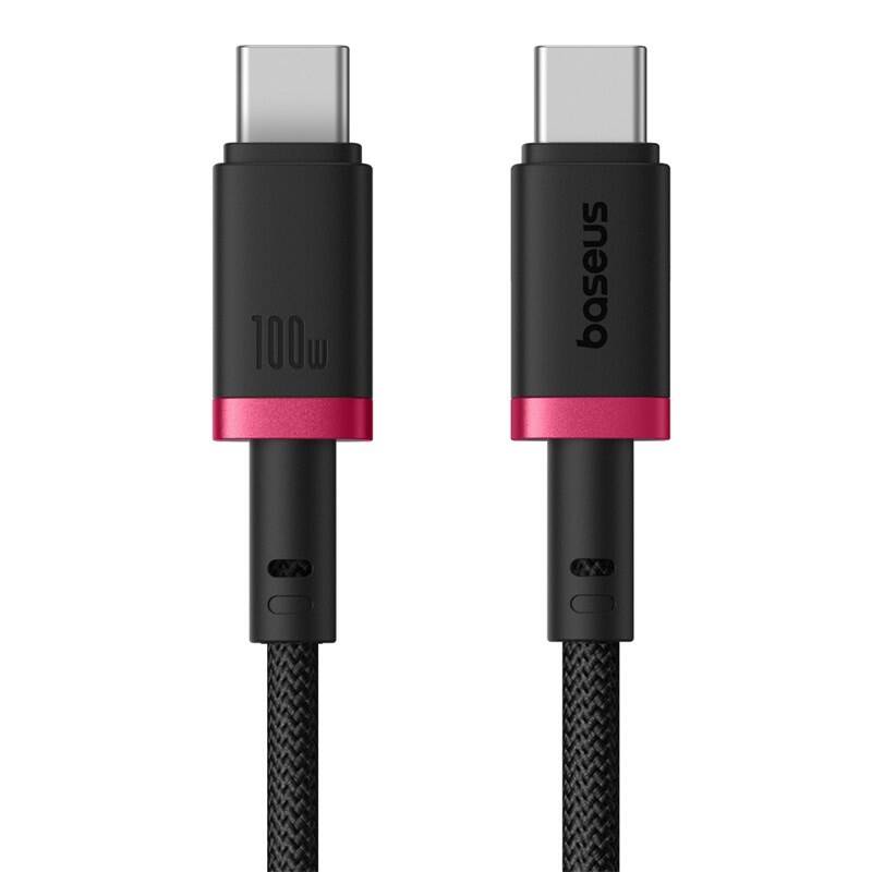 Baseus Cable USB-C to USB-C Dura Braided 2.0m 100W Black+Red