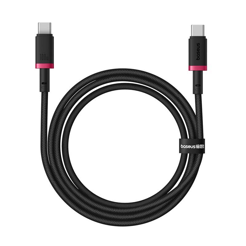 Baseus Cable USB-C to USB-C Dura Braided 2.0m 100W Black+Red