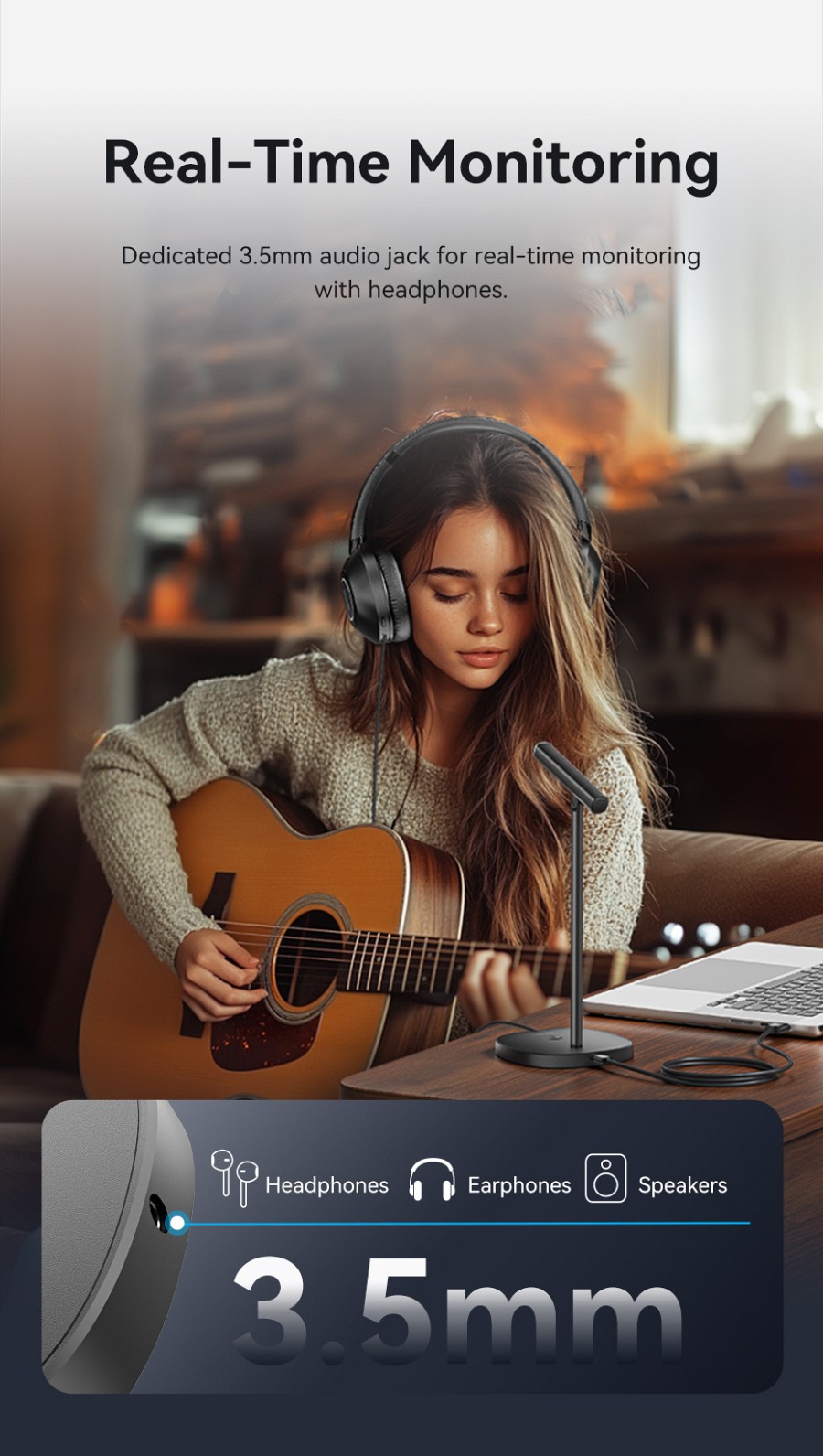 Vention Microphone USB Desktop with Mute Button NCCB0