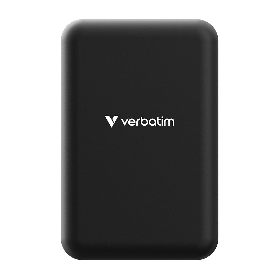 Verbatim Wireless Magnetic Powerbank Qi2 15W + 35W Wired Charging 20000mAH Black