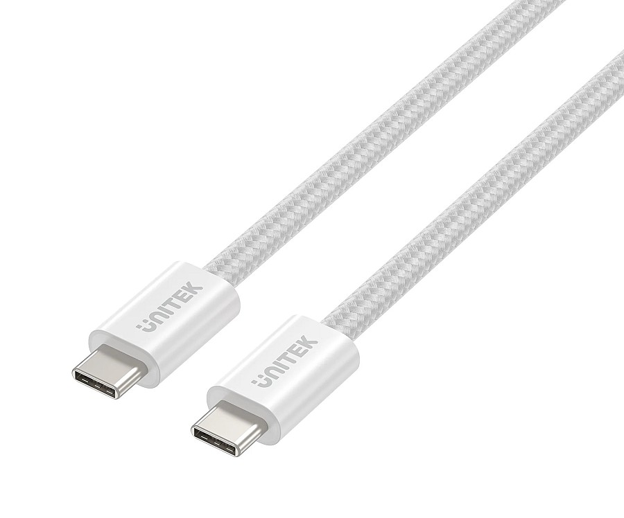 Unitek Magnetic USB-C Cable 100W 1.0m White C1414AWH-1M