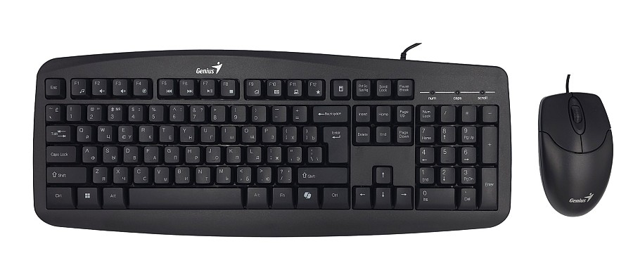 Genius Keyboard-Mouse Set Wired KM-200 Russian