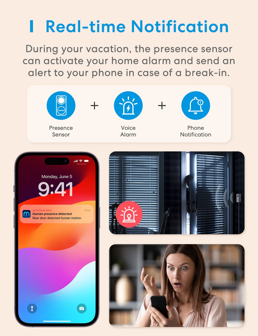 Meross Homekit Smart Presence Sensor with matter