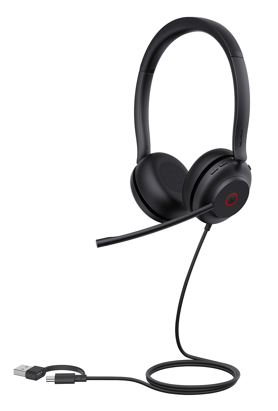 Yealink Headset Wired USB Dual-Mic Noise Cancelling USB-C/A UH35 Dual Teams