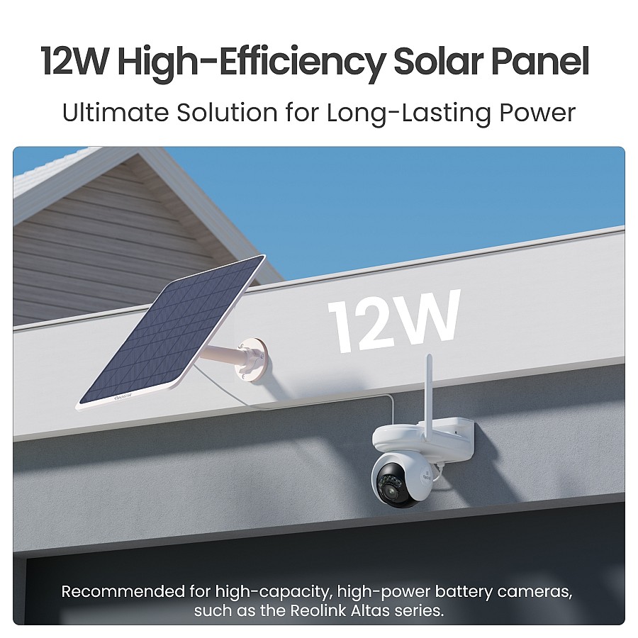 Reolink BPS Solar Panel 3 for Reolink Battery Cameras White 12W (Type C)