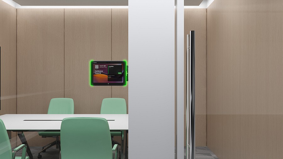 Yealink Teams Room Scheduling Panel for Booking & Status with 8 Touch, PoE, Wi-Fi/BT, RFID/NFC RoomPanelE2