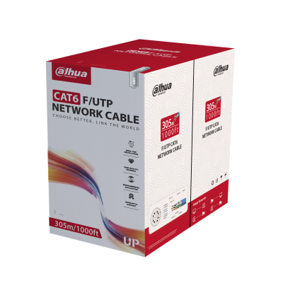 Dahua CAT6 CPR OFC FTP Cable 305m 0.57mm Gray PFM920I-6F-C