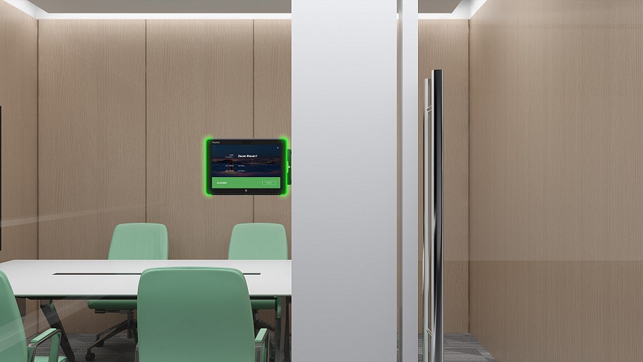 Yealink Teams Room Scheduling Panel for Booking & Status with 8 Touch, PoE, Wi-Fi/BT, RFID/NFC RoomPanelE2