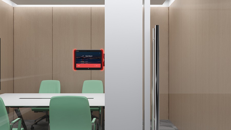 Yealink Teams Room Scheduling Panel for Booking & Status with 8 Touch, PoE, Wi-Fi/BT, RFID/NFC RoomPanelE2