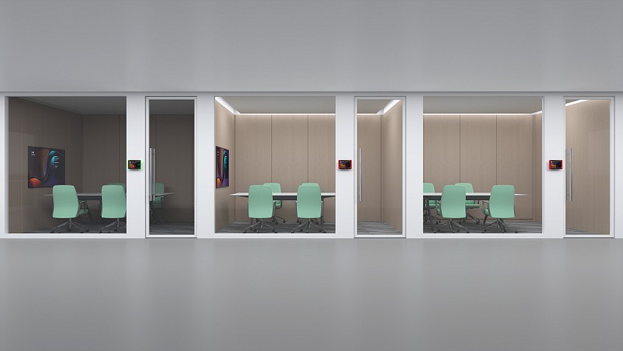 Yealink Teams Room Scheduling Panel for Booking & Status with 8 Touch, PoE, Wi-Fi/BT, RFID/NFC RoomPanelE2