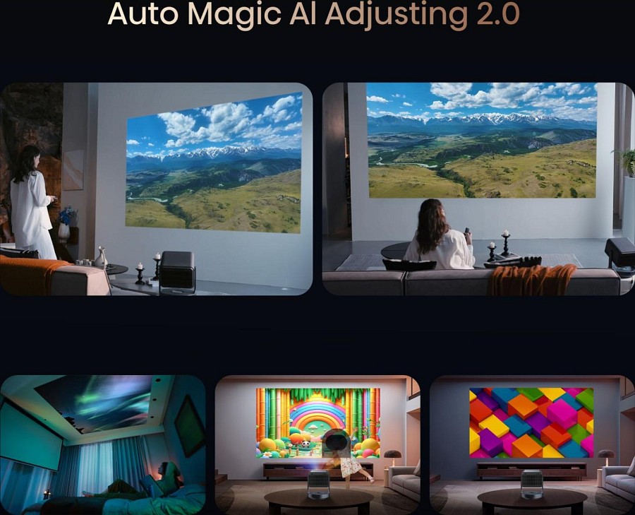 Hisense C2 4K Laser Portable Mini Projector