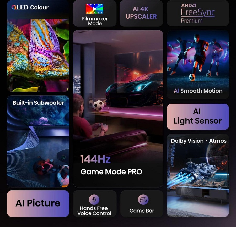 Hisense 100E7Q PRO 100 4K Smart QLED 120hz TV