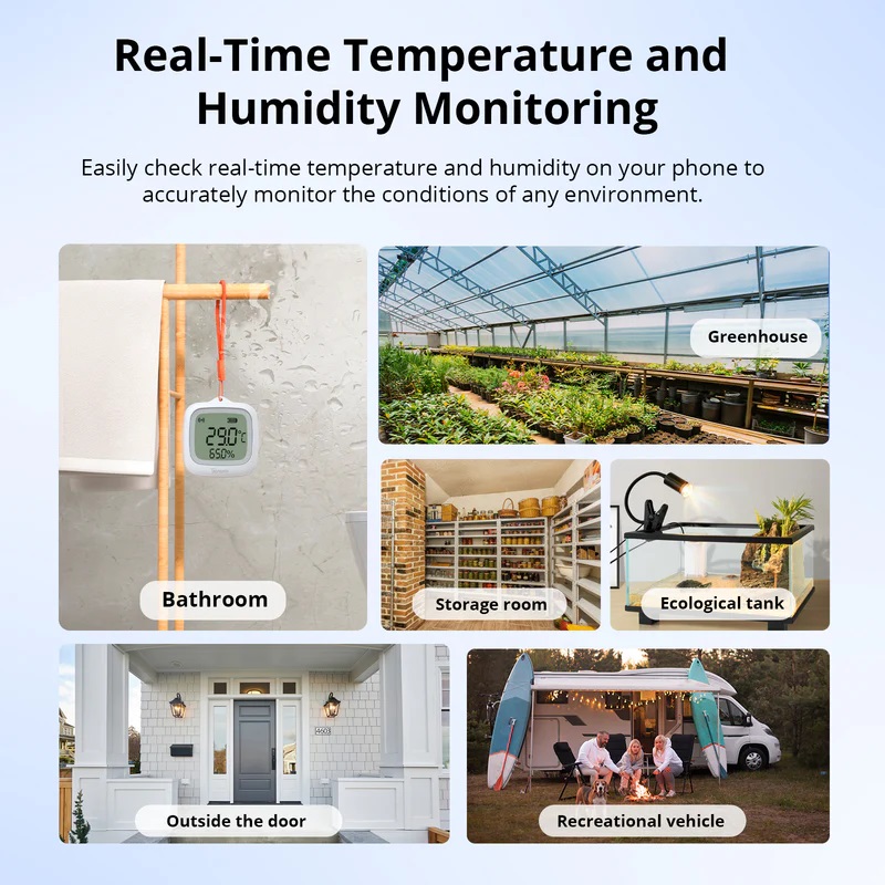 Sonoff Zigbee Smart Temperature & Humidity Sensor IP65 for Outdoor SNZB-02WD