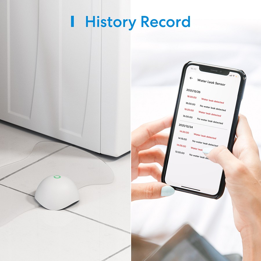 Meross Homekit Smart Water Leak Sensor MS400HK-UK