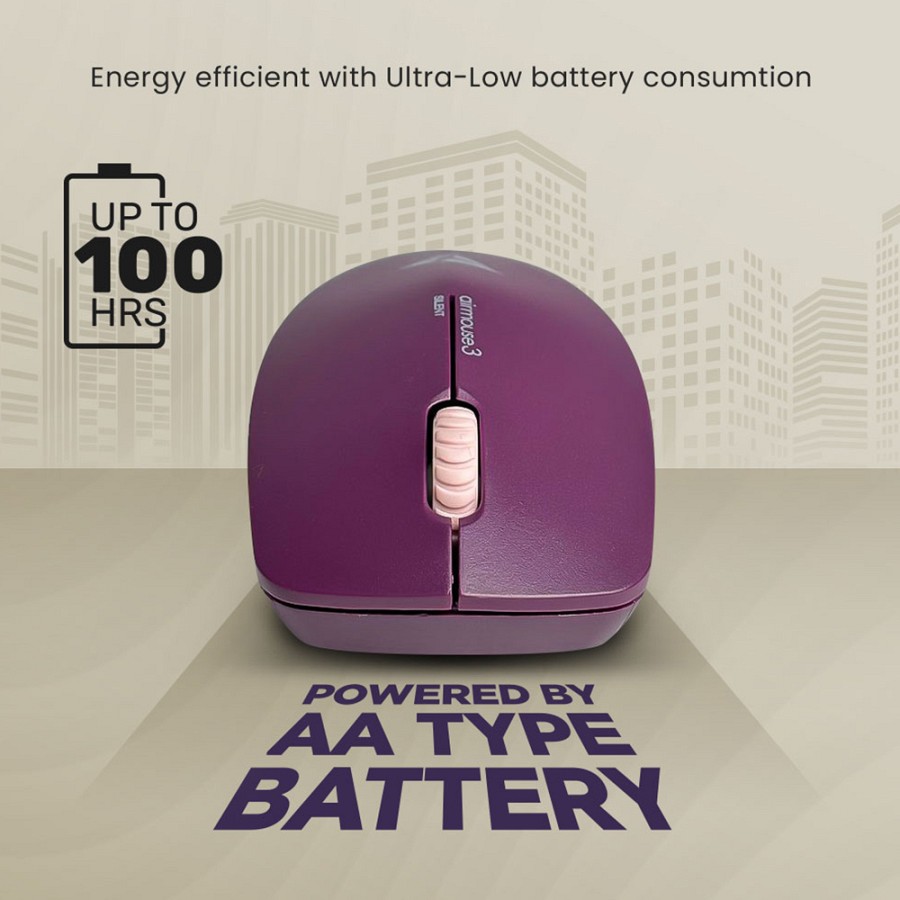 Alcatroz Mouse Wireless AIRMOUSE 3 Silent Black