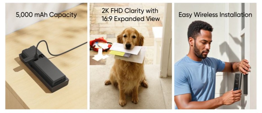 Anker Eufy Security Video Doorbell C31 2K