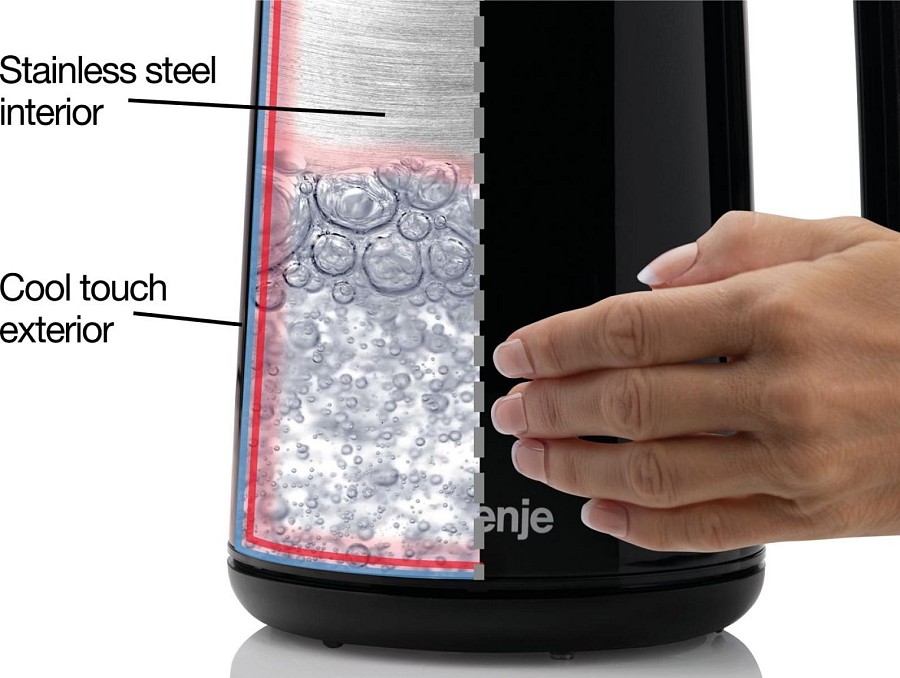 Gorenje Kitchen Kettle 2200W 1.5L Cool Touch & Temperature Control K17DWD