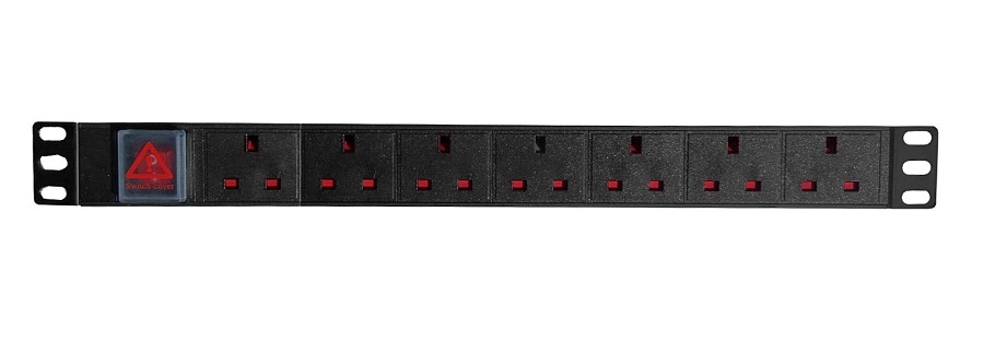 DigitMX NETPRO NP-CPDU7 1U 7-ways PDU 13A with Switch