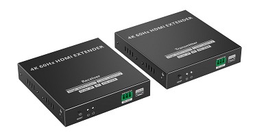 Lenkeng HDMI Extender over IP 4K60Hz 120m 1G IR Loop LKV582