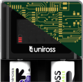 Uniross UCX006 Smart Charger for NiMH and Lithium Batteries (USB & 12V Powered) with LED Display