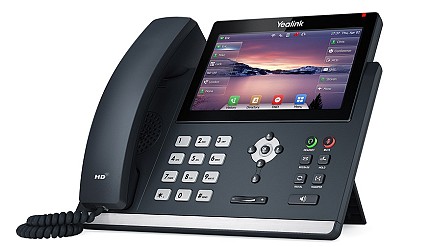 Yealink IP Phone Desktop PoE 4.3 Gigabit, USB, Expansion, Color Touch Screen T48U