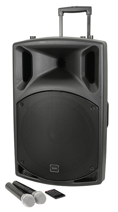 QTX QX15PA-Plus Portable PA 15 BT/USB/UHF Mic 178.857UK