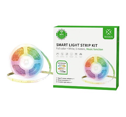 WOOX R5149 Smart RGB LED Strip Kit 24W IP64 with Music function