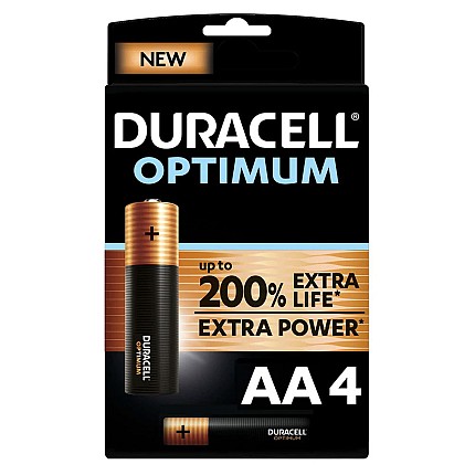 Duracell Optimum AA Batteries 4pcs