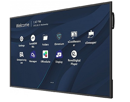 Viewsonic Commercial Display 4K 24/7 Digital Signage 55 myViewBoard CDE5530