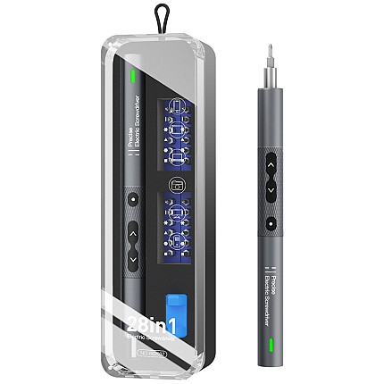 Noyafa Screwdriver Pen Cordless Electric Precision Tool with 24 Magnetic Bits and LED NF-N30