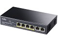 Cudy FS1006P 4-Port FE PoE Switch + 2 FE Uplink 60W with UK Plug