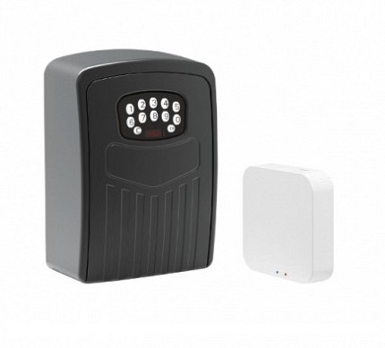 GBC HeyBox Smart Key Safe Box controlled via APP, with Keypad, Battery Powered