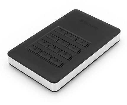 Verbatim HDD External STORENGO 2.5 USB3.1 Keypad 2TB Black