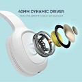 SonicGear Headphones Bluetooth AIRPHONE 3 Type-C Mist White