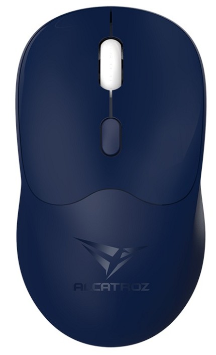 Alcatroz Mouse Wireless & BT Recharg Silent AIRMOUSE DUO 6 Blue (2025)