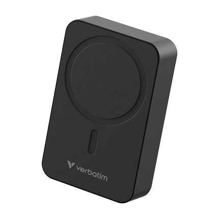 Verbatim Wireless Magnetic Powerbank Qi2 15W + 35W Wired Charging 20000mAH Black