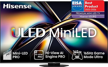 Hisense 65U8Q 65 4K Smart QLED MINI LED 120hz Gaming TV
