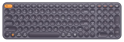 Baseus K01B Wireless Tri-Mode Keyboard Frosted Gray