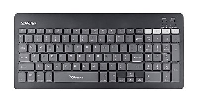 Alcatroz XPLORER GO! BTR 200 Wireless Mini Keyboard 2.4G+BT Slate Black