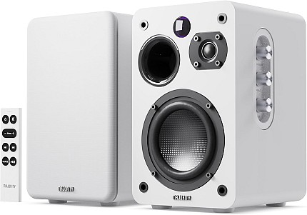 Majority Speakers Active D70X 70W 2.0 BT/USB/Phono/HDMI ARC White (pair)