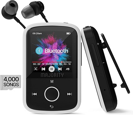 Majority Portable MP3 Player 16GB BT+Earphones