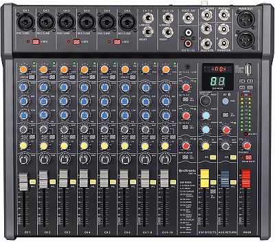 Citronic CMC-14 Live Mixer 14channels with DSP USB Play/Record Bluetooth PC/Mac Connect 170.940UK
