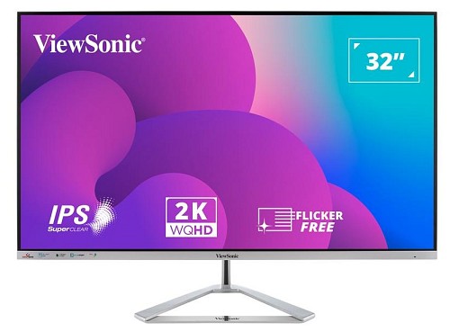 Viewsonic Monitor VX 32 2K IPS 75Hz Frameless/Speakers/DisplayPort/HDMI VX3276-2K-mhd-2