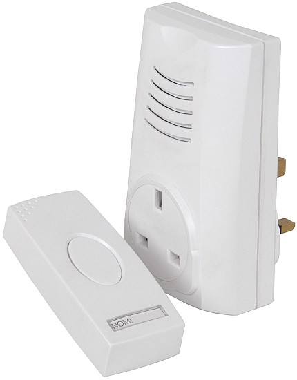 Mercury DB300 Wireless DoorBell Plug-in & Plug-Through 350.300UK