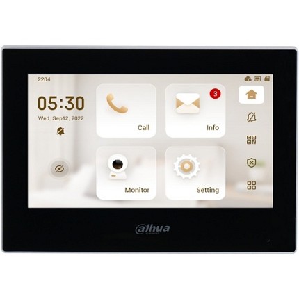 Dahua VD IP Wireless Doorphone Monitor VTH2621G-WP (Black)