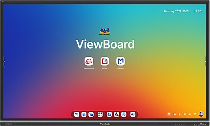 Viewsonic Viewboard Interactive Display Touch 86 4K Android14 NFC,Palm Rejection EDLA PlayStore IFP8651-3C